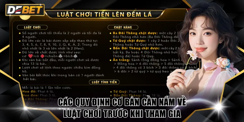 Các quy định cơ bản cần nắm về luật chơi trước khi tham gia
